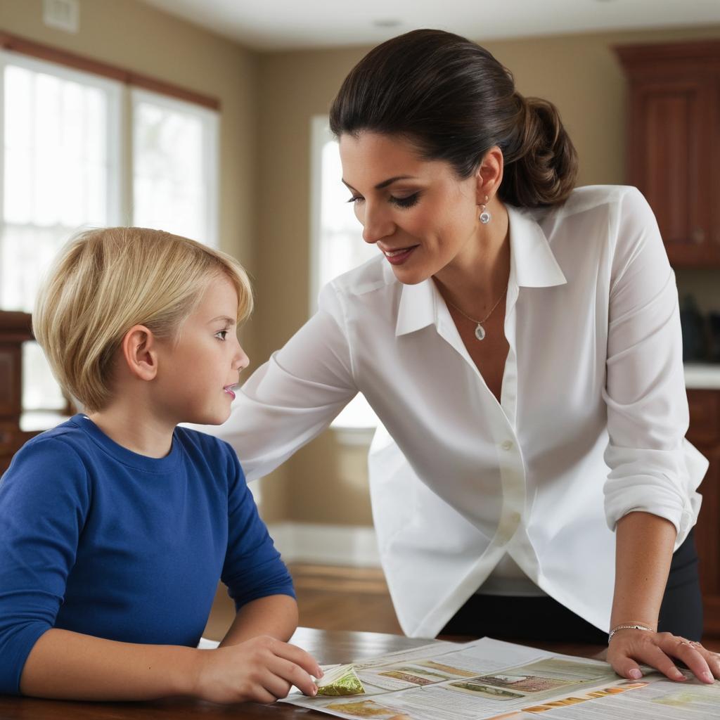 A bustling scene in Waterbury, Connecticut, features estate agents Mr Bennett Zamoras and Mrs Ryleigh Larra engaging with clients, while Coldwell Banker offices nearby offer more choices; Eva Stephenson from SUBWAY® recommends meals as potential buyers check property lists, including average sale rates and popular house auctions.